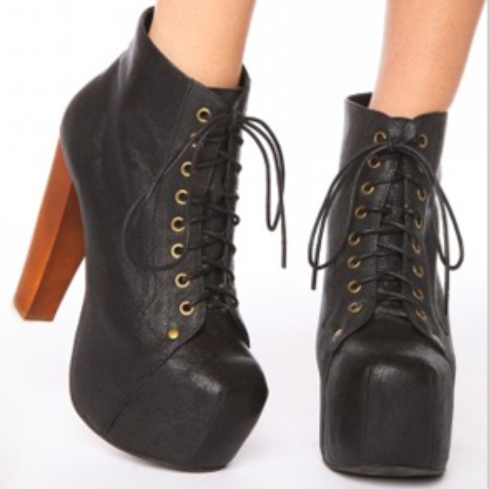 Jeffrey Campbell Lita. Black. 8.5